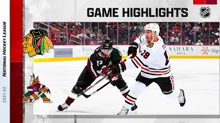 Blackhawks @ Coyotes 4/20 | NHL Highlights 2022