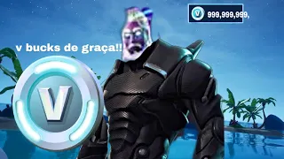 Como pegar v-bucks de graça metado 100% real kkk