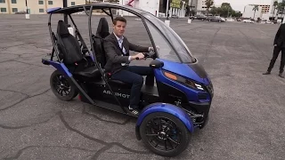 Arcimoto 3-wheeler Demo - CES 2016