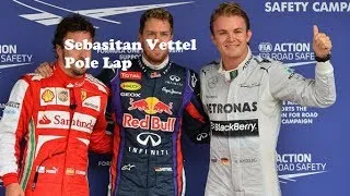 Sebastian Vettel Pole Lap Brazil 2013