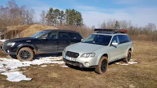 Subaru Outback hill climbing/diagonal TEST