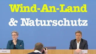 Wind-an-Land & Bundesnaturschutzgesetz | Habeck, Lemke & Geywitz | BPK 15. Juni 2022