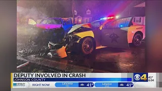 Two Johnson County Deputies involved in crashes, two arrested