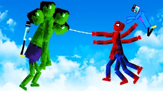 We Mutate The Hulk and Spider-Man with Weird Experiments in People Playground!