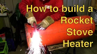 Rocket Stove Heater Build