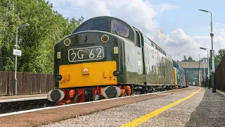 Class 40 D345 Takes 40012 to the ELR!