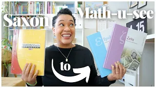 WE SWITCHED OUR MATH CURRICULUM AGAIN!!! MID-YEAR SWITCH FROM SAXON MATH TO MATH U SEE