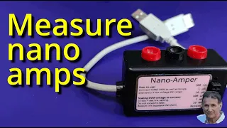 Measure sleep current uA/nA of battery equipment using a cheap meter.