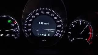 C 350 CDI (231 PS) 0-250 km/h