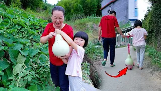 The gourds are ripe! An easy recipe for gourds! It's delicious