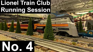 Lionel Train Club Running Session No. 4