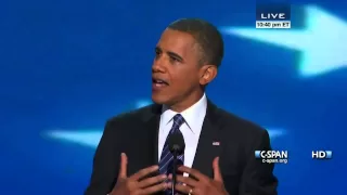 President Obama Acceptance Speech at 2012 Democratic National Convention (C-SPAN) - Full Speech