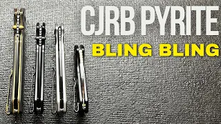 Quick Comparison Of All The Different CJRB Pyrite Knives and Which Are Better Than Others