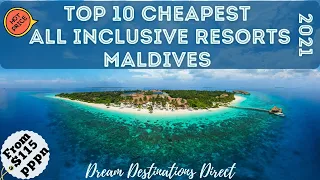 Top 10 Cheapest All Inclusive Resorts Maldives 2021 | Best Budget All Inclusive Resorts Maldives