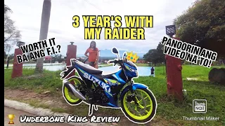 3 Year's Review w/my Raider 150 Fi | Tapos na rin sa Hulugan 🤗 | Honest Review | Suzuki Raider 150