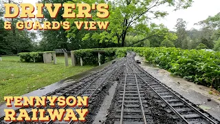 Driver's & Guard's View of the Tennyson Rwy – Nov 2023 – Gauge 1 Live Steam Garden Railway