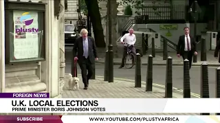 U.K. Local Elections: Prime Minister Boris Johnson Votes | FOREIGN