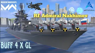 Modern Warships | RF Admiral Nakhimov | Buff 4 x Granate Launchher