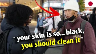 Drunk Japanese ask me questions about black people | Hilarious street interview 😂