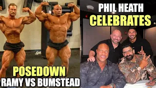 Big Ramy Vs Chris Bumstead Posedown! Phil Heath Celebrates 41st Birthday