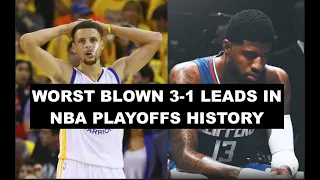 Ranking The Worst NBA Playoff Collapses From Every Team To Blow A 3-1 Series Lead