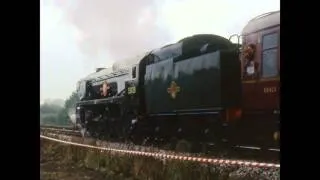 Stereo audio clip of 35028 leaving Templecombe, 1986.