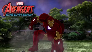 ¡Iron Man lucha contra Thanos! | Avengers: Más allá de los más poderosos del planeta | Episodio 1