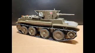 Собрал танк БТ 7 Звезда