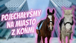 POJECHAŁYŚMY KONNO DO MIASTA 🏙️