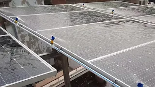 Solar Panel Auto Cleaning System