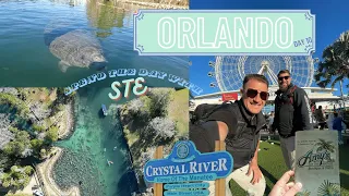 Crystal River, Kayaking with Manatees, Amy's Bistro, & Icon Park | ORLANDO DAY 10 with Ste