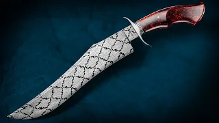 I'm Making The Most Beautiful Recurve Knife (Full Build)