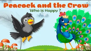 Peacock and the Crow Story | Who is Happy? | Short Stories in English