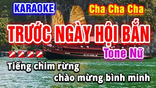 Trước Ngày Hội Bắn Tone Nữ Karaoke Cha Cha Cha - PVQ Karaoke