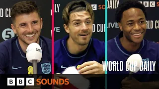 Jack Grealish, Raheem Sterling and the England squad open Secret Santa presents | BBC Sounds