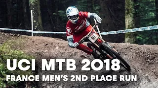 Gee Atherton’s 2nd Place Run from La Bresse, France | UCI MTB 2018