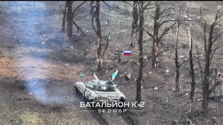 Part 1🔞Very brutal, ukrainian K-2 battalion shot russian troops inside at close range 18+