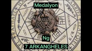 Anting anting medalyon 7 arkangheles