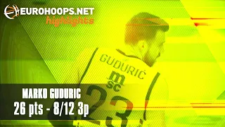 Marko Guduric (26 points on 8/12 3PT) 🎯 Olympiacos Piraeus - Fenerbahce Beko Istanbul 84-72 (Game 5)