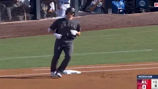 Shohei Ohtani hits a single in the first pitch in the 2022 MLB ALL STAR GAME