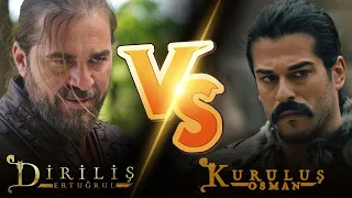 Diriliş Ertuğrul vs Kuruluş Osman (Ertuğrul vs Osman)