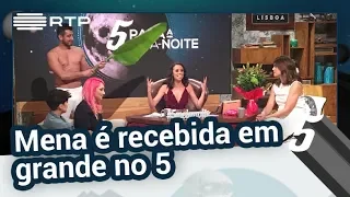 Filomena Cautela é recebida em grande no 5! | 5 Para a Meia-Noite | RTP