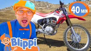 Blippi Explores a Motorcycle | Blippi Full Episodes | Educational Videos For Toddlers | Blippi Toys