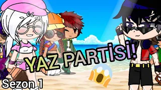 YAZ PARTİSİ!😎⛱️ |~BS GACHA OKUL HAYATI 🤫🏫 SEZON 1 BÖLÜM 7