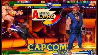 Street Fighter Alpha 3(Zero 3) Expert difficulty Akuma(Gouki) 2:0 Playthrough