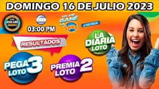 Sorteo 03 PM Loto Honduras, La Diaria, Pega 3, Premia 2, DOMINGO 16 DE JULIO 2023 |✅🥇🔥💰