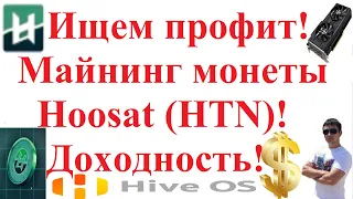 Ищем профит! Майнинг монеты Hoosat Network (HTN)! Доходность!