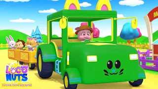 Колеса на тракторе + Музыкальные и анимационные ролики для детей