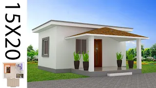 15X20 Small House design 300 sqft house plan