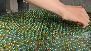 Luxurious Epoxy Table Making (Using 1200 Marbles)